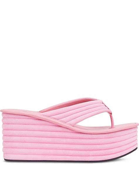 fendi pink flip flops|fendi flip flops for women.